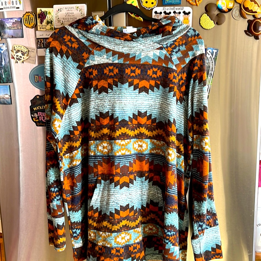 Lularoe Amber hoodie 2x